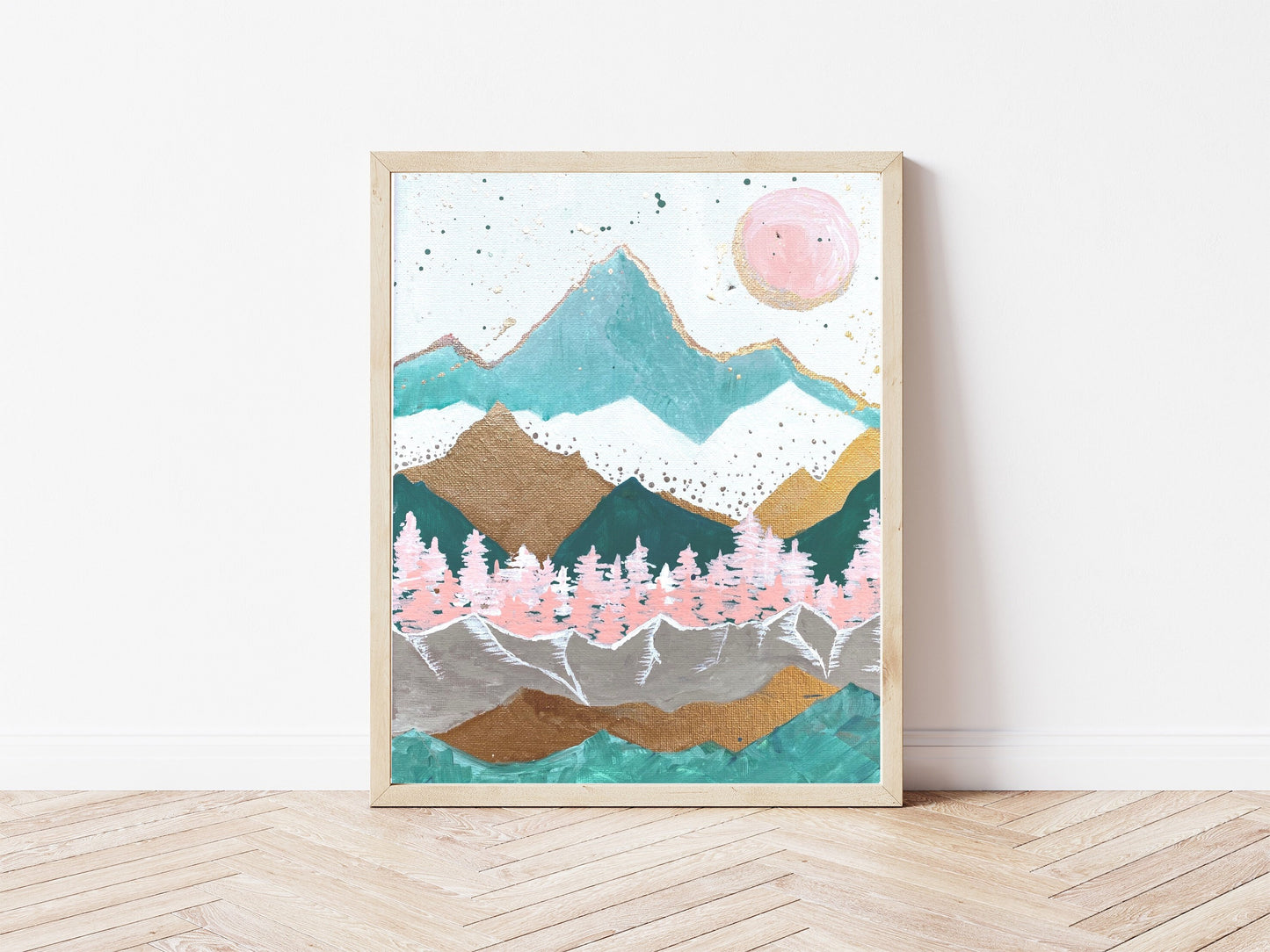 Mountain, Desert, Ocean Boho Art Prints