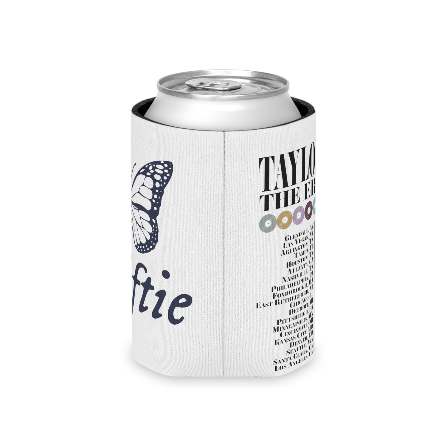 READY TO SHIP Beer Thirty Wine O'Clock White Slim Can Koozie