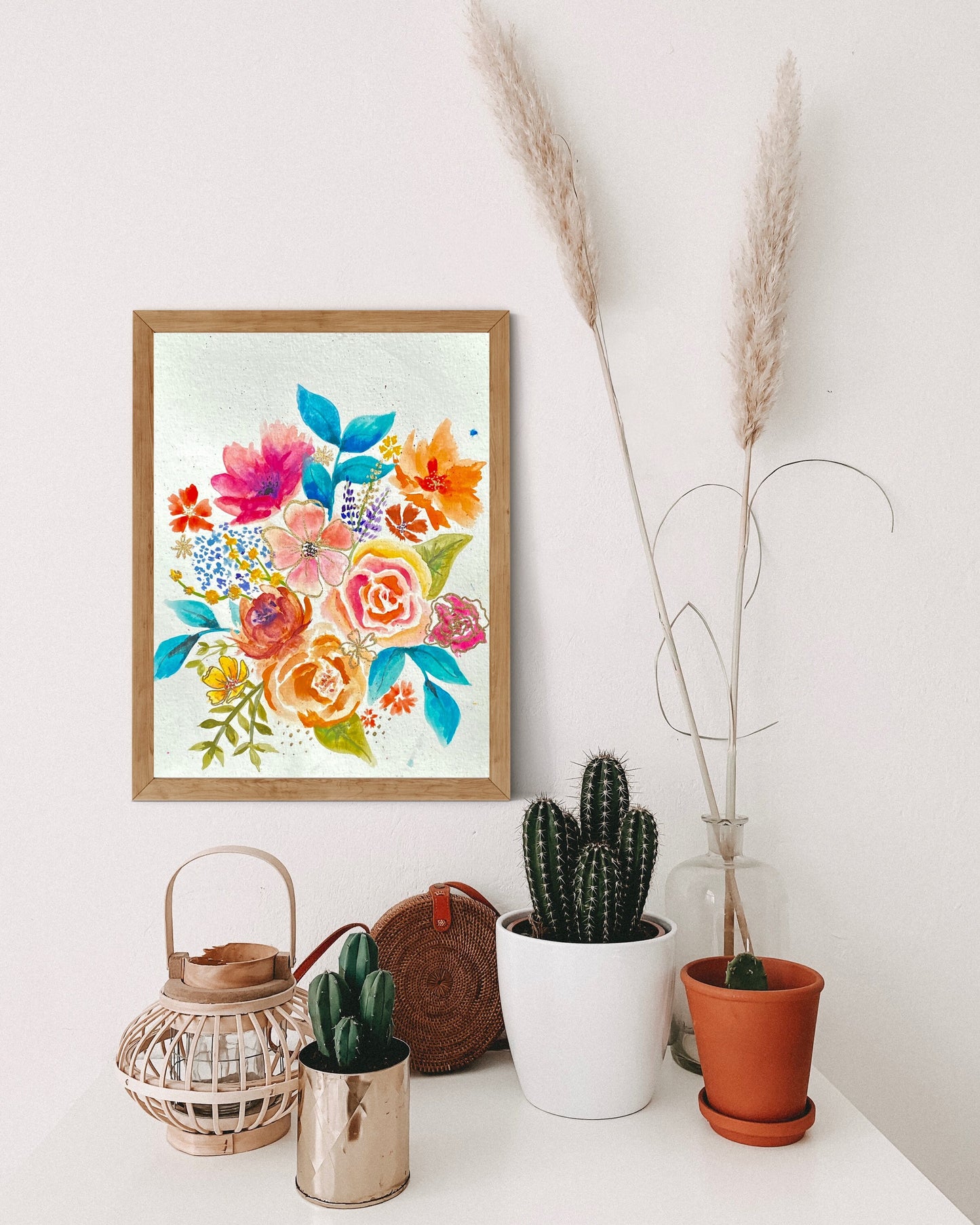 Floral Watercolor Art Print